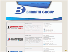 Tablet Screenshot of bharathgroup.com